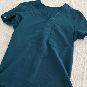 Figs Teal Women’s scrub top extra small